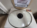 Oval Glass Lid For 7-QUART Black Replacement SCV600-B. Fixed Price $12.99.