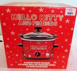 New, Hello Kitty Friends 2 Qt Slow Cooker, Uncanny Brands, Holiday Theme. Fixed Price $28.00.