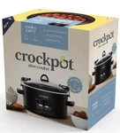 Crock-pot One-touch Control 6-QUART & Carry Slow Cooker, Matte Black. Fixed Price $35.00.