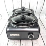 Crock-pot SCCPMD1-CH Hook Up Double Oval Connectable 2 1-QUART Slow Cookers. Fixed Price $48.00.
