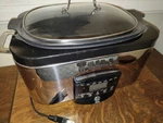 Wolfgang Puck Gourmet 6 Quart Slow Cooker Stainless CCESC020. Fixed Price $129.99.