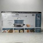 Ninja Foodi Possiblecooker Pro, 6.5QT Multi-cooker Sea Salt Grey. Fixed Price $99.99.
