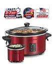 Hamilton Beach 7QT Programmable Slow Cooker W/ Party Dipper 33778. Fixed Price $54.99.