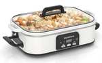 Magnifique 4 Quart Casserole Digital Slow Cooker, Premium Ceramic Bakeware. Fixed Price $93.99.