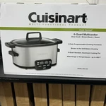 Cuisinart MSC-600 3-IN-1 6-QUART Multi-cooker Slow Brown Saute Steam. Fixed Price $139.99.