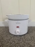 Rival 2-QT. Slow Cooker, Crock Pot Stoneware Model # MD-YHJ20DW. Fixed Price $14.95.