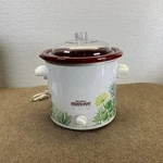 Vintage Rival Crock Pot Stoneware Slow Cooker Herb Garden 3.5 Qt Tested Working. Fixed Price $49.99.