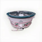 Rival Crock Pot/slow Cooker Qt Oval Cherries #37601 Works Perfectly. Fixed Price $59.99.