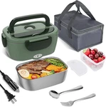 Electric Lunch Box For Adults, 80W Heated Portable Food Warmer. Fixed Price $29.33.