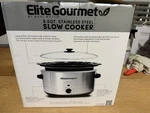 Elite Gourmet MST-900V# Electric Ceramic Xl Jumbo Slow Cooker, 8.5 Quart. Fixed Price $29.87.
