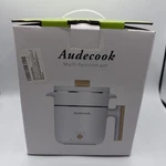Audecook Hot Pot Electric With Steamer, 1.8L Portable Mini Travel Cooker, Mul.... Fixed Price $12.99.