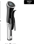 Gourmia GSV138 Immersion Sous Vide Pod 1200W With Timer Circulator. Fixed Price $42.00.
