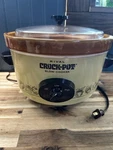 Rival Vintage Crock-pot Slow Cooker Beige Brown Stoneware Manual 3 Settings. Fixed Price $15.00.