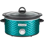 Brentwood Scallop 4.5 Qt. Blue Slow Cooker With Tempered Glass Lid SC-140BL. Fixed Price $70.25.