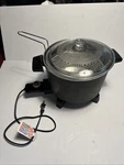 Rival 6 Qt Immersible Multi Cooker/deep Fryer Glass Lid. Excellent Condition.. Fixed Price $25.97.