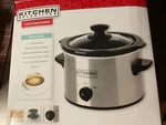 1.5 Quart Slow Cooker Kitchen Selectives Brand New Box Opened. Fixed Price $34.99.