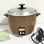 Sanyo Electric Rice Cooker EC310S 110V 600W Japan Vintage Woodgrain Pot Cord. Fixed Price $99.00.