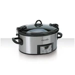 Crock-pot 7QT & Carry Programmable Easy-clean Slow Cooker Stainless Steel. Fixed Price $99.99.