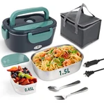 Sohida Electric Lunch Box Food Heater 80W Portable Warmer For Car Truck Work .... Fixed Price $27.65.