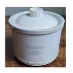 Crock-pot Little Dipper 32041 Slow Cooker 16 Oz White Stoneware Easy Clean. Fixed Price $14.99.