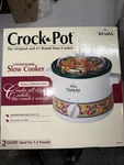 2003 Vintage Rival 2-QUART Slow Cooker Crock Pot Model 3122 Chili Pepper Design. Fixed Price $39.99.