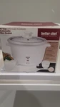 Better Chef Rice Cooker 10-CUP RAW/20-CUP Cooked Removable Bowl & Paddle. Fixed Price $55.00.