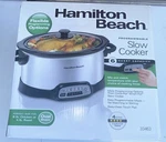 Hamilton Beach 6-QUART Slow Cooker Stainless. Fixed Price $55.99.