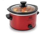Elite Gourmet 2 Qt Oval Slow Cooker Red. Fixed Price $217.50.