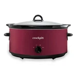Crock-pot 8-QUART Manual Slow Cooker Rhubarb Red Extra Large Capacity 219288. Fixed Price $39.99.