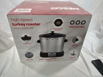 Nesco Turkey Cooker Digital Infrared Upright Roaster, Oil Free, 1420 Watts. Fixed Price $69.99.