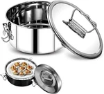 Mold 1.5QT, Stainless Steel Flanera Maker With Lid Handle, Round C. Fixed Price $27.80.