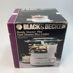 Black & Decker HS90 Handy Steamer Plus Food Rice Cooker 4 Quart - New. Fixed Price $77.18.