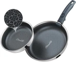 Ciwete Nonstick Frying Pan Set 3PC Stainless Steel Detachable Handle Pfas. Fixed Price $38.00.