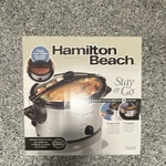 Hamilton Beach Stay Or Go Qt Slow Cooker 33249 Spill-resistant Locking Lid. Fixed Price $64.00.