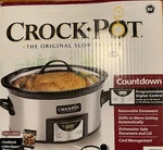 Crock Pot 6 Qt Wtih Little Dipper Warmer, Programmable Digital Slow Cooker. Fixed Price $19.99.