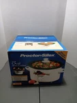 Vintage Proctor Silex Slow Cooker 3.5QTS Oval White - Vegetables 33375 Nib. Fixed Price $80.00.