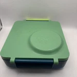 Omiebox Insulated Bento Kids Lunch Hot Cold Thermos Meadow Green & Blue. Fixed Price $34.99.