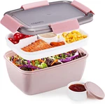 Caperci Large Salad Lunch Container - Adult Bento Box With 68 Oz Bow. Fixed Price $23.95.