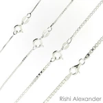 Sterling Silver Box Chain Necklace All Sizes Stamped .925 Italy. Fixed Price $131.74.