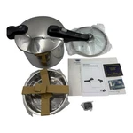 Berghoff Worldwide Pressure Cooker Set Limited Edition Stainless Steel 5 Piece. Fixed Price $149.00.