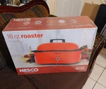 Nesco Classic Roaster Oven With Porcelain Cookwell 18 Quart 1450 Watts Red New. Fixed Price $120.00.