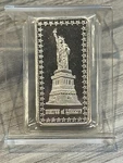 The Hamilton Mint 1OZ Fine Silver Bar Statue Of Liberty. Fixed Price $129.95.