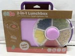 Gobe 2-IN-1 Lunchbox Snack Spinner Pink Purple Kids Food Container. Fixed Price $16.99.