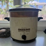 Vintage Rival Crock Pot 3150/1 Removable Server Brown Ribbed Stoneware Tested. Fixed Price $32.50.