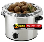 Pansaver Ez Clean Slow Cooker Liners 50 23"X14" - Pack (100 Ct. Total). Fixed Price $44.99.