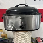 Aroma 22QT Electric Roaster Oven With Removable Pan And Granite Enamel Finish 1. Fixed Price $49.99.