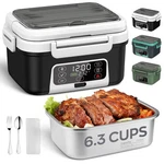 Odopok Cordless Electric Lunch Box, 6.3 Cup 100W Heated With 20000MAH. Fixed Price $97.92.