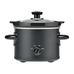 Mainstays 2 Qt Manual Slow Cooker, Matte Black. Fixed Price $18.66.
