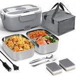Electric Lunch Box Food Heater For Work 12V/24V/110220V Warmer Car Truc. Fixed Price $52.30.