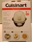 Cuisinart CEC-10 Egg Central Cooker, Brushed Stainless Steel New Box. Fixed Price $32.56.